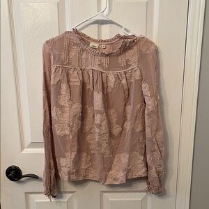 Aritzia Wilfred Lourdes Women’s Blouse Soft Pink Size s